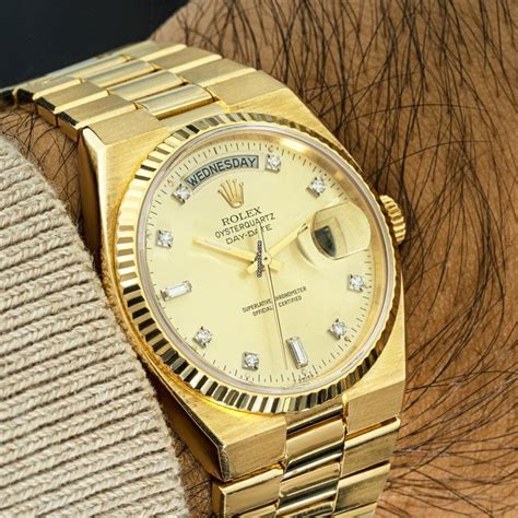 rolex oysterquartz day date womens|rolex day date chart.